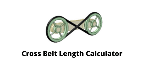 cross belt length calculator