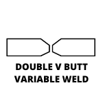 double v butt variable weld calculator