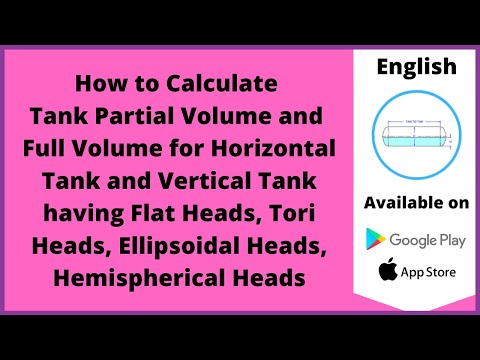 How to Calculate Tank Partial Volume and Full Volume for Horizontal and Vertical Tank |Eng|Let&#039;sFab
